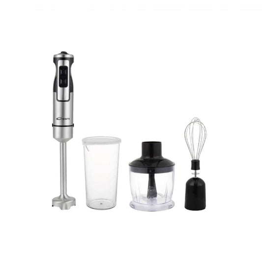 Conti Hand Blender 1500W SB-21503 BK, Powerful Stainless Steel Stick Blender with Variable Speed