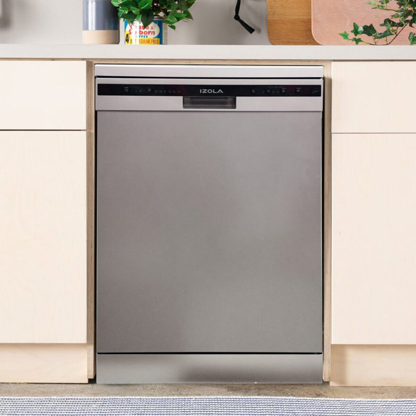 Izola Dishwasher 6 Programes 12 Place Setting (IZO-612D-SL)