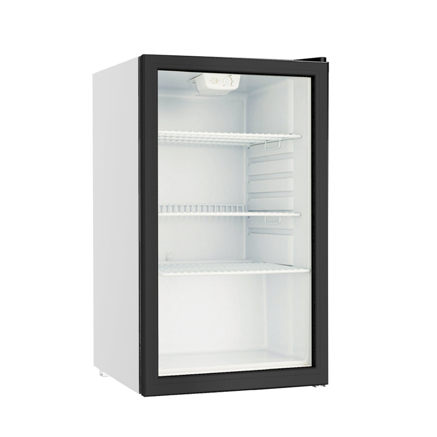 National Electric Beverage Display Cooler – 101 L Double Glass Door with Wheels ( BC132)