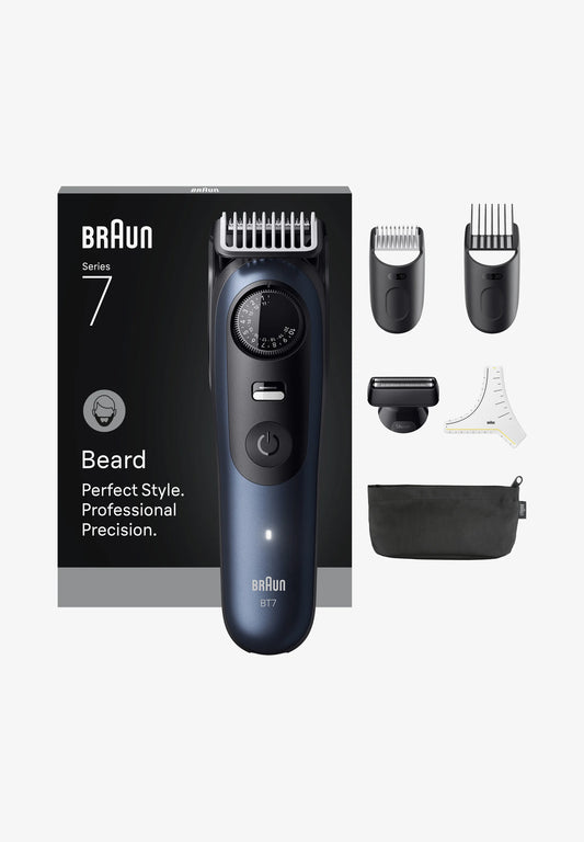 BRAUN BARTTRIMMER - BT7520 - BLACK/BLUE - Trimmer - black deep blue