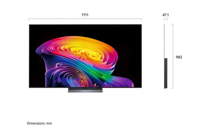 77'' LG OLED evo AI C6 4K Smart TV with Alpha 11 AI Processor Gen3 2026