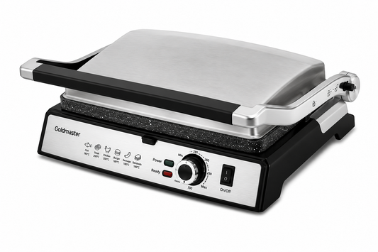 Goldmaster Electric Grill 2000W - Silver - GM-7450R