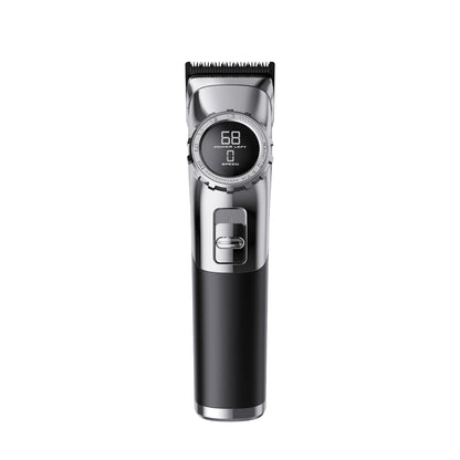 HTC AT-799 Watch Display Adjustment Dial Design Hair Clipper Professional Barber Use Powder Metallurgy Blade Hair Trimmer