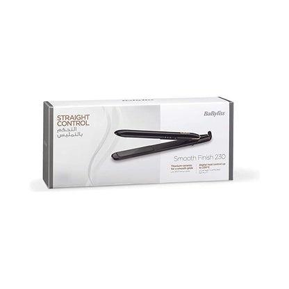 Babyliss Straightener Temps Up 180° C-230° C Fast Heat Up Titanium Ceramic Black Babyliss Titanium Ceramic Hair Straightener 230°C(ST250SDE)