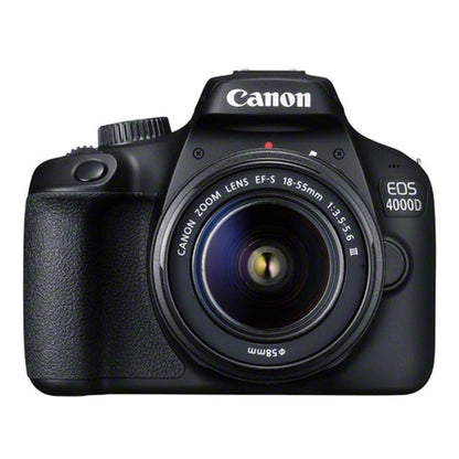 Canon EOS 4000D + EF-S 18-55mm III SLR Camera Kit 18 MP 5184 x 3456 pixels Black (3011C003AA)