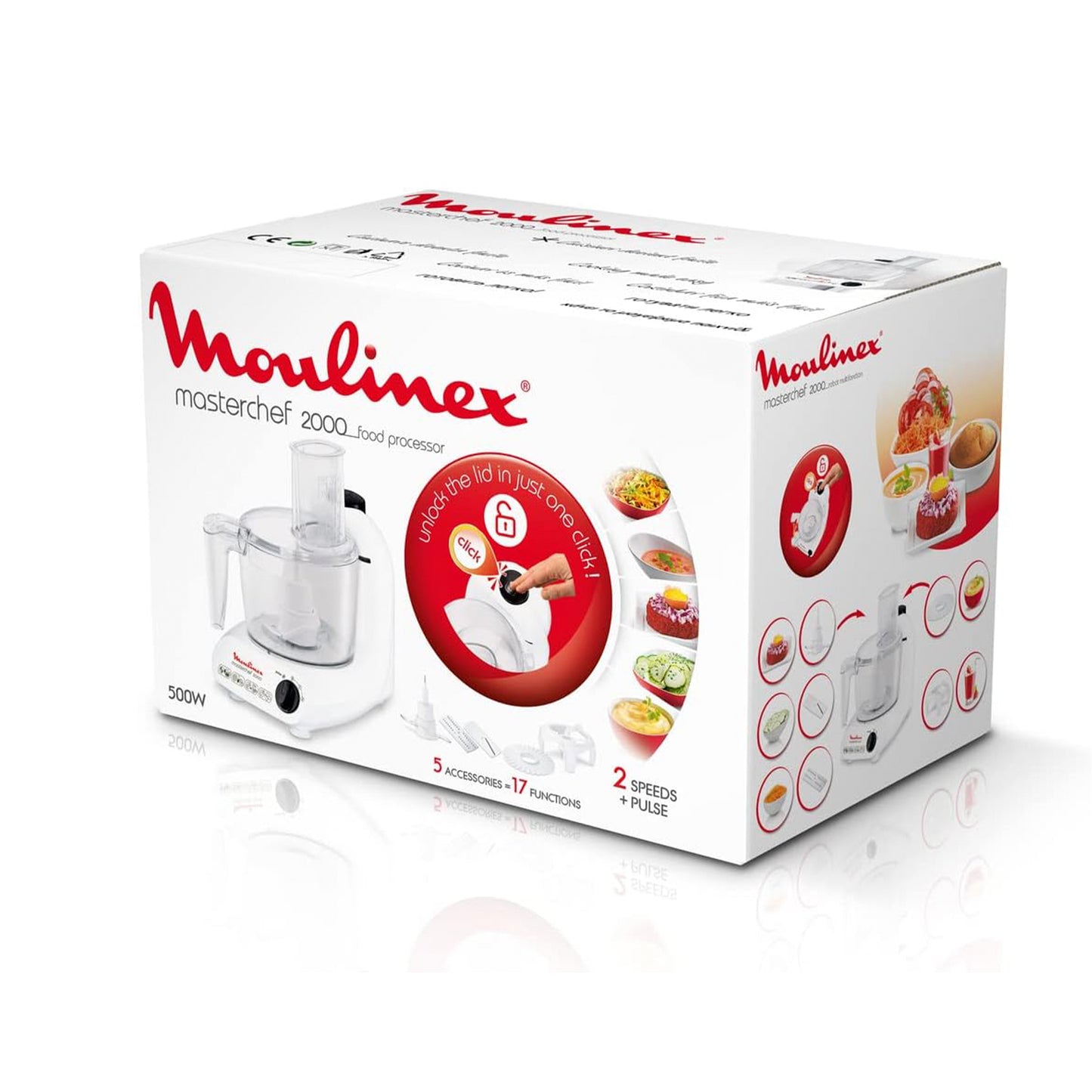 Moulinex food processor 500 watts (FP21110)