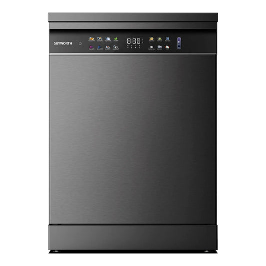 Skyworth Dishwasher 9 Programs A+++ Grey 3 spray 3 Baskets Touch control