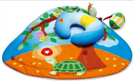 Chicco PVC (Polyvinyl Chloride) Baby Play Mat (Blue, Orange)