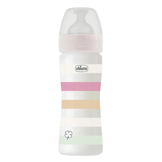 Chicco Well Being Baby Bottle Anti-Colic System Plastic 2m+, 250ml White