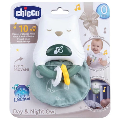 Chicco Toy Fd Day And Night Owl Rattle
