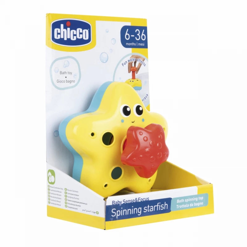 Chicco Rotating Starfish Baby Bath Toy, 6-36 Months, Water Play Fun