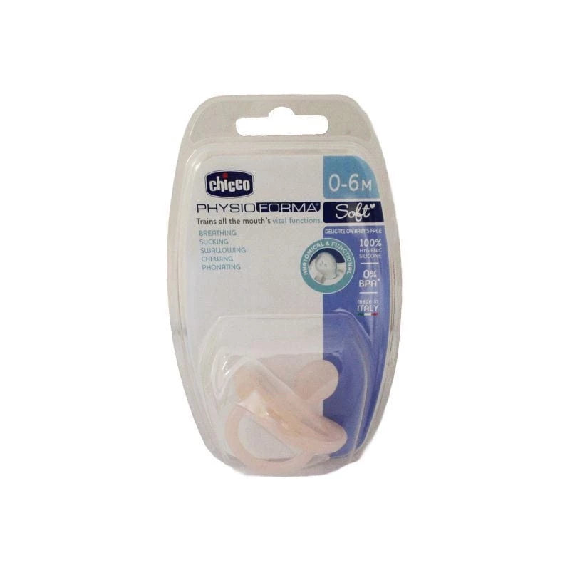 Chicco Soother Physio Soft Pink 0-6m 1pc B