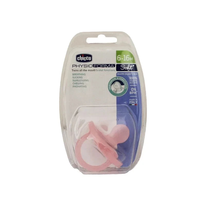 Chicco Soother Physio Soft Pink 6-16m 1pc B