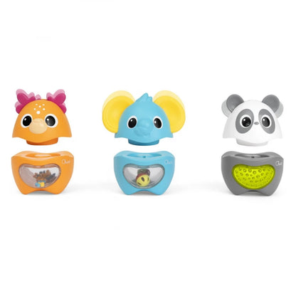 Chicco Activity Animals Stacking Toy Set, 6-Piece, Sensory Development, 6-36 Months