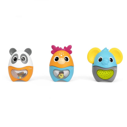 Chicco Activity Animals Stacking Toy Set, 6-Piece, Sensory Development, 6-36 Months