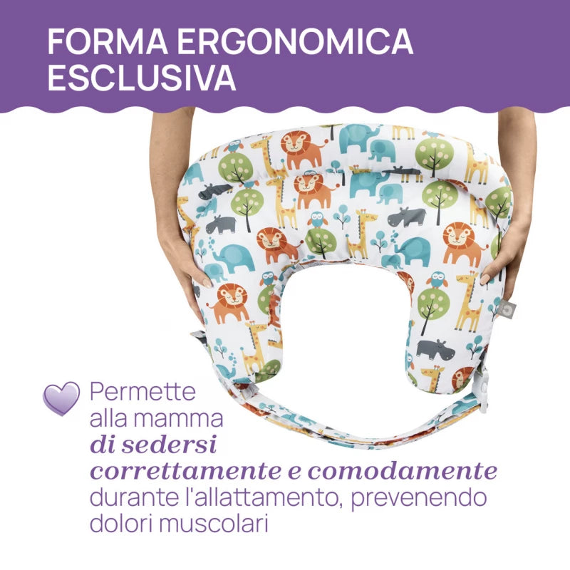 Chicco Boppy Deluxe Nursing Pillow Hello Baby Ergonomic Support for Breastfeeding