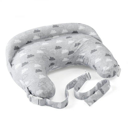 Chicco Boppy Deluxe Nursing Pillow Clouds Edition, Ergonomic Breastfeeding Support for Moms, Promotes Comfortable Positioning, Machine Washable, Ideal for Newborns and Infants