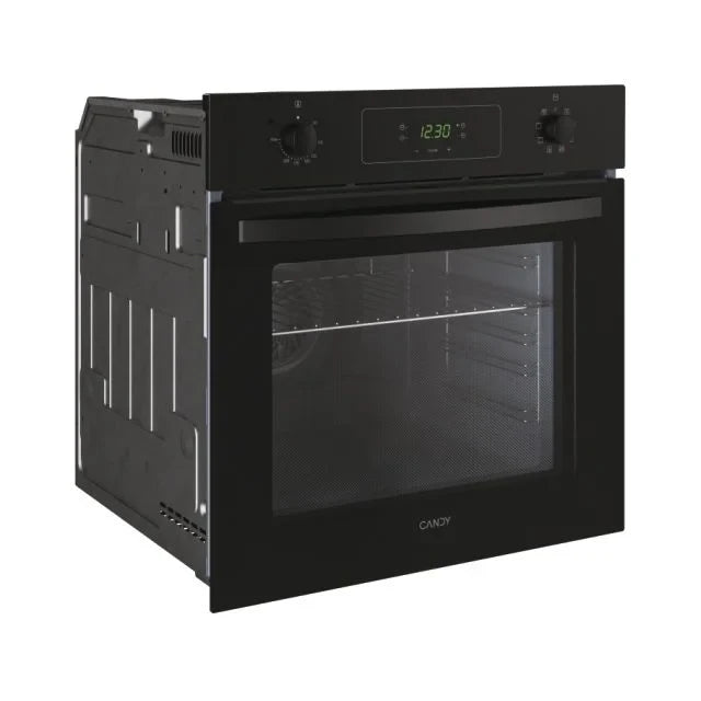 Candy FIDCN615/1 Built In Electric Multifunctional Single Oven, Fan Oven, 70 Litre capacity, 8 functions, enamel interior, Aquactiva steam cleaning, 60cm [Energy Class A+]