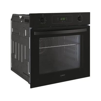 Candy FIDCN615/1 Built In Electric Multifunctional Single Oven, Fan Oven, 70 Litre capacity, 8 functions, enamel interior, Aquactiva steam cleaning, 60cm [Energy Class A+]