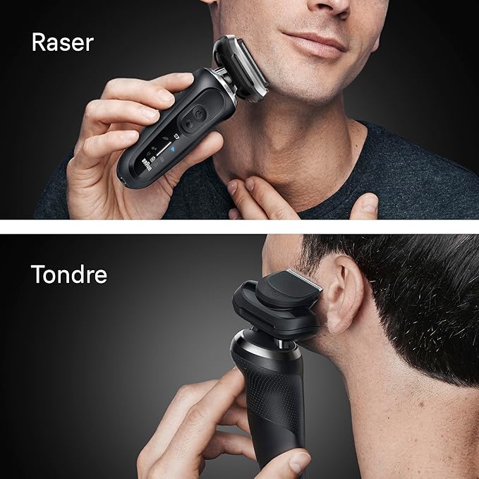 Braun Series 7 Electric Shaver, Up to 60 Minutes, Charging Stand, +1 Attachment, Wireless Wet and Dry Shaver for Men, 100% Waterproof, 72-N4200s, Black
