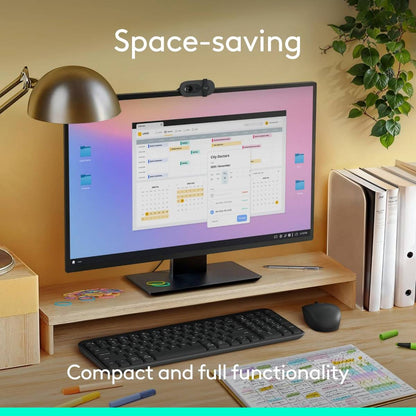 Logitech MK250 Bluetooth Wireless Mouse and Keyboard Combo: Fast & Easy Connectivity, Compact Wireless Keyboard, Ambidextrous Mouse, Durable Build - Windows/MacOS - Graphite
