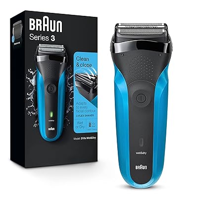 Braun SHAVER 310 BLK/BLU BOX EURO