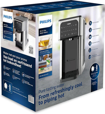 Philips Hot & Cold Filtered Water Cooler 2.8L, 6 Temperature Presets, Touch Screen (ADD5980M/31)