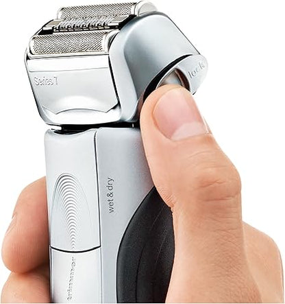 Braun Series 7 7893s Wet & Dry Shaver with Travel Pouch - Silver