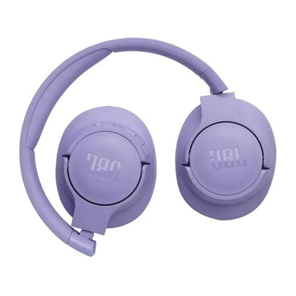 JBL Tune 720BT - Wireless Over-Ear Headphones with JBL Pure Bass Sound, Bluetooth 5.3, Up to 76H Battery Life and Speed Charge, Lightweight, Comfortable and Foldable Design (Purple)