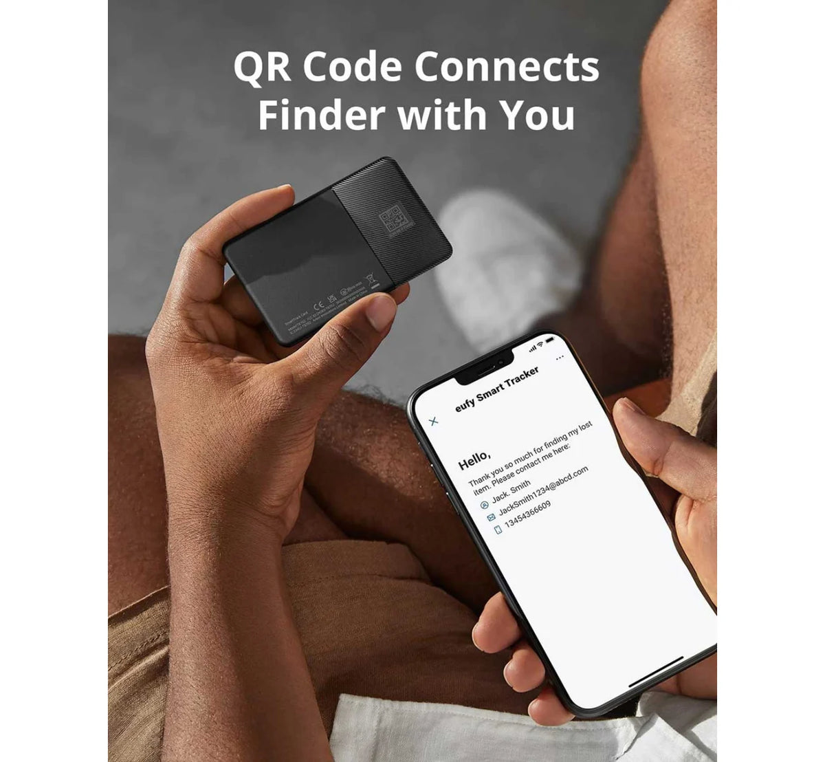 eufy SmartTrack Card Bluetooth Tracker for Apple Find My App - T87B2011