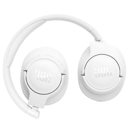 JBL Tune 720BT - Wireless Over-Ear Headphones with JBL Pure Bass Sound, Bluetooth 5.3, Up to 76H Battery Life and Speed Charge, Lightweight, Comfortable and Foldable Design (White)