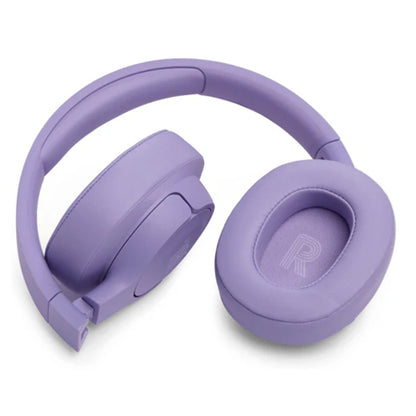 JBL Tune 770NC - Adaptive Noise Cancelling with Smart Ambient Wireless Over-Ear Headphones, Bluetooth 5.3, Up to 70H Battery Life with Speed Charge, Lightweight, Comfortable & Foldable Design (Purple)