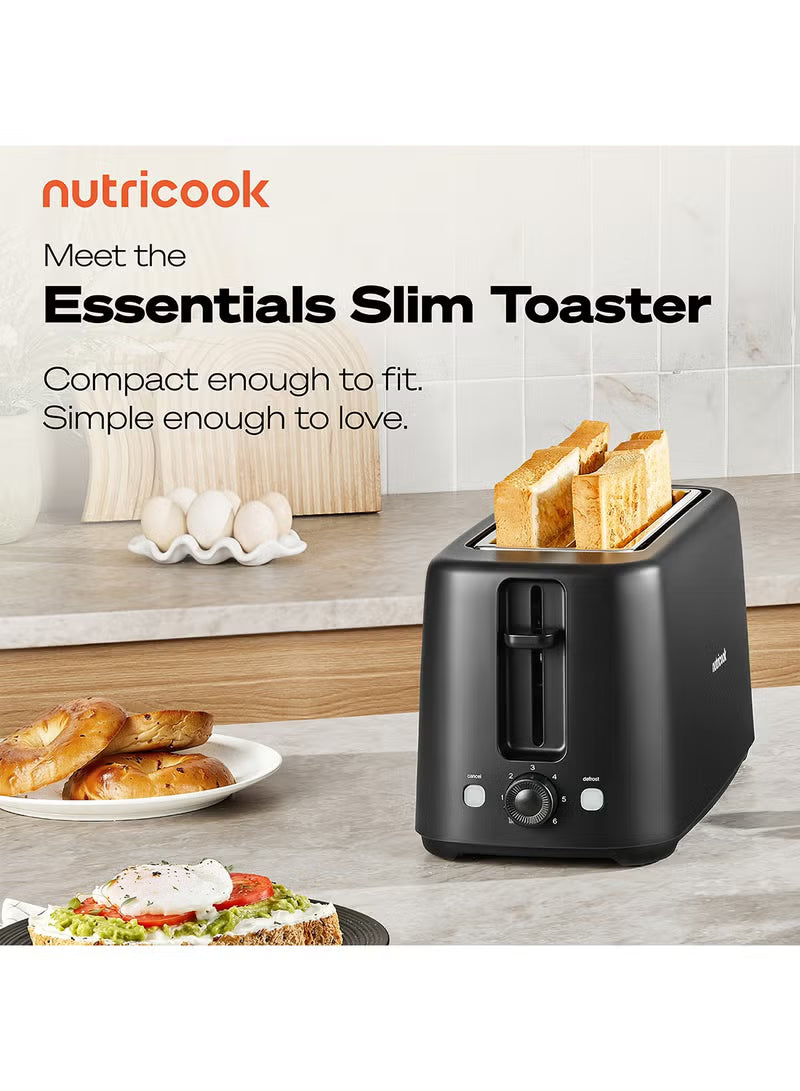 4-Slice Essentials Slim Toaster 1450 W TS240ME black