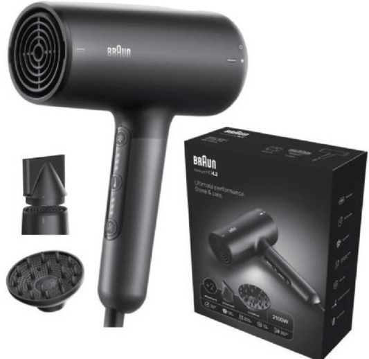 Braun Hairdryer Hd4.2 Hair Dryer - Electro Black
