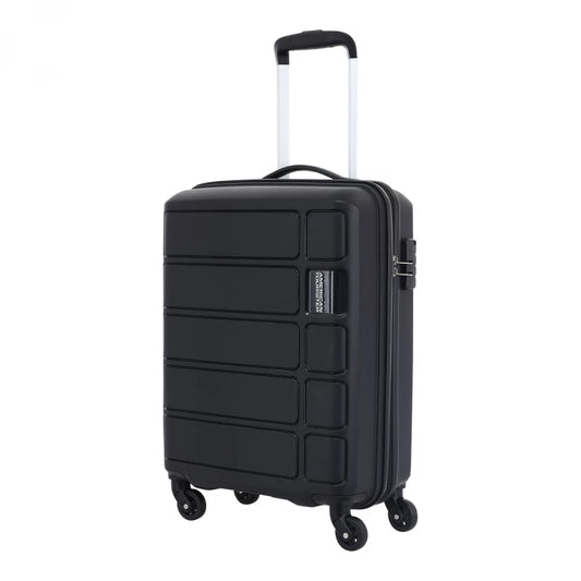 American Tourister Tracker Hard Luggage Suitcase, Polypropylene, Black, 78 CM, 116L Capacity