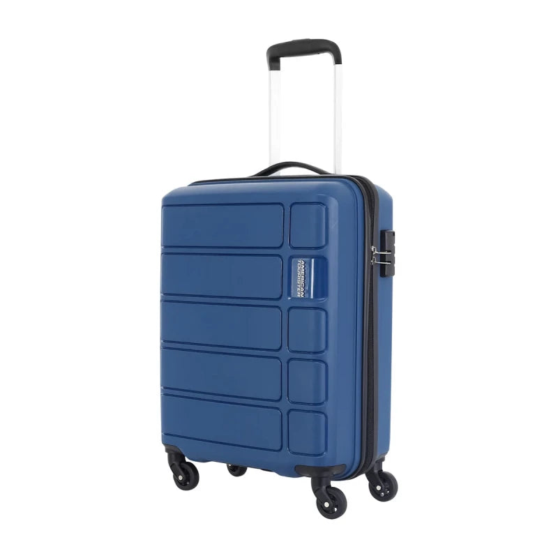 American Tourister Tracker Navy Blue Medium 68 CM Lightweight Spinner Suitcase