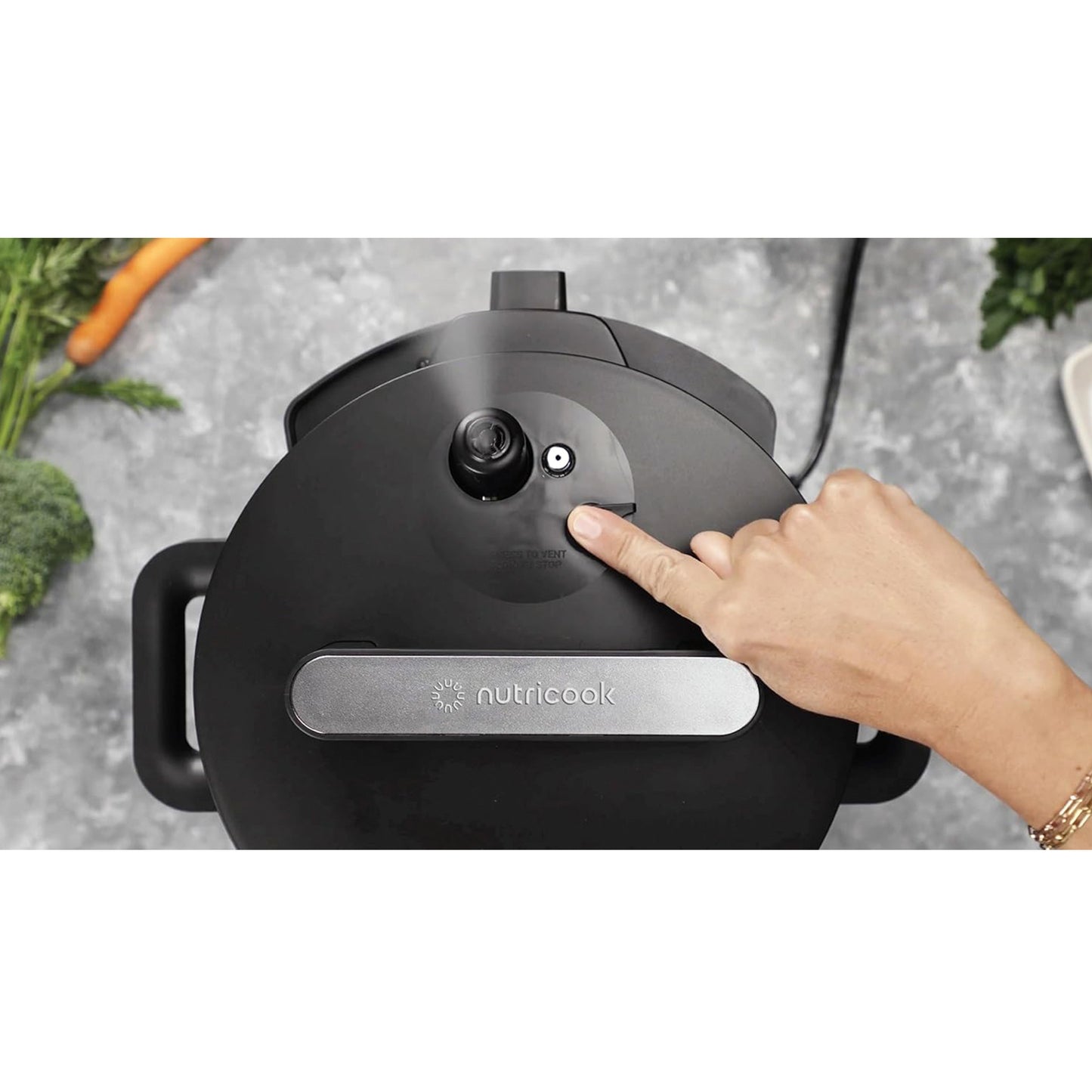 وعاء ذكي NUTRICOOK 2 Plus 1500 واط 9.5 لتر من الفولاذ المقاوم للصدأ مع هدية مجانية