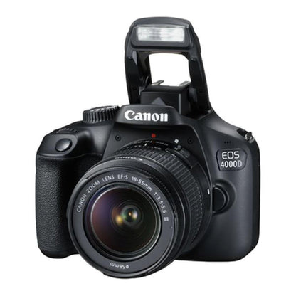 Canon EOS 4000D + EF-S 18-55mm III SLR Camera Kit 18 MP 5184 x 3456 pixels Black (3011C003AA)