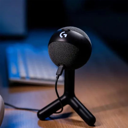 Logitech G Yeti Orb RGB Gaming Microphone – LIGHTSYNC RGB, USB Plug & Play, Black