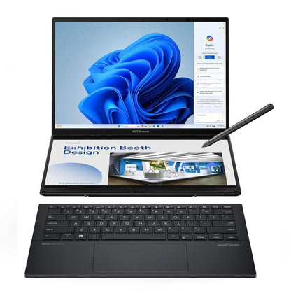 New Laptop ASUS Zenbook Duo OLED |Intel® Core™ Ultra 9 Processor 285H , 32GB DDR5X ,2TB SSD, 14.0-inch Double Screen 3K OLED Backpack, Sleeve & ASUS Pen 4 MODE STYLE | Win 11 Home (UX8406CA-PZ005W)