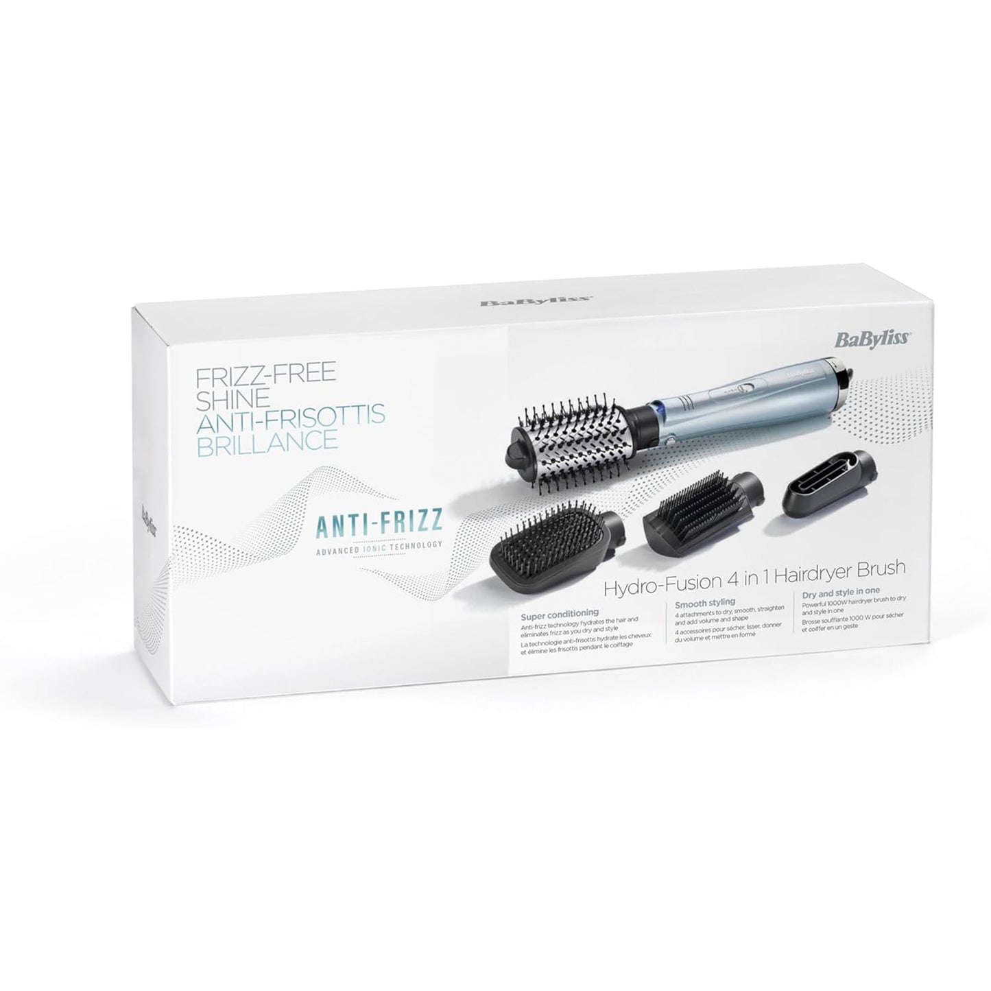 BaByliss Hydro-Fusion Smooth & Shape, Blower Brush (AS774E)