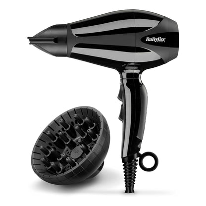 Babyliss Compact Pro Hair Dryer, 2400 Watt, Black (6715DE)