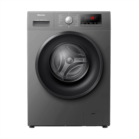HISENSE WASHING MACHINE - 8KG - 1200 RPM (WFQP8012T/S)