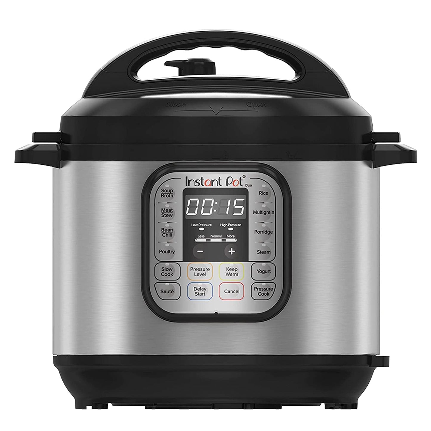 Instant Pot Instant Duo8 7 In 1 Electric Programmable Pressure Cooker, Black/Stainless Steel, 8 L