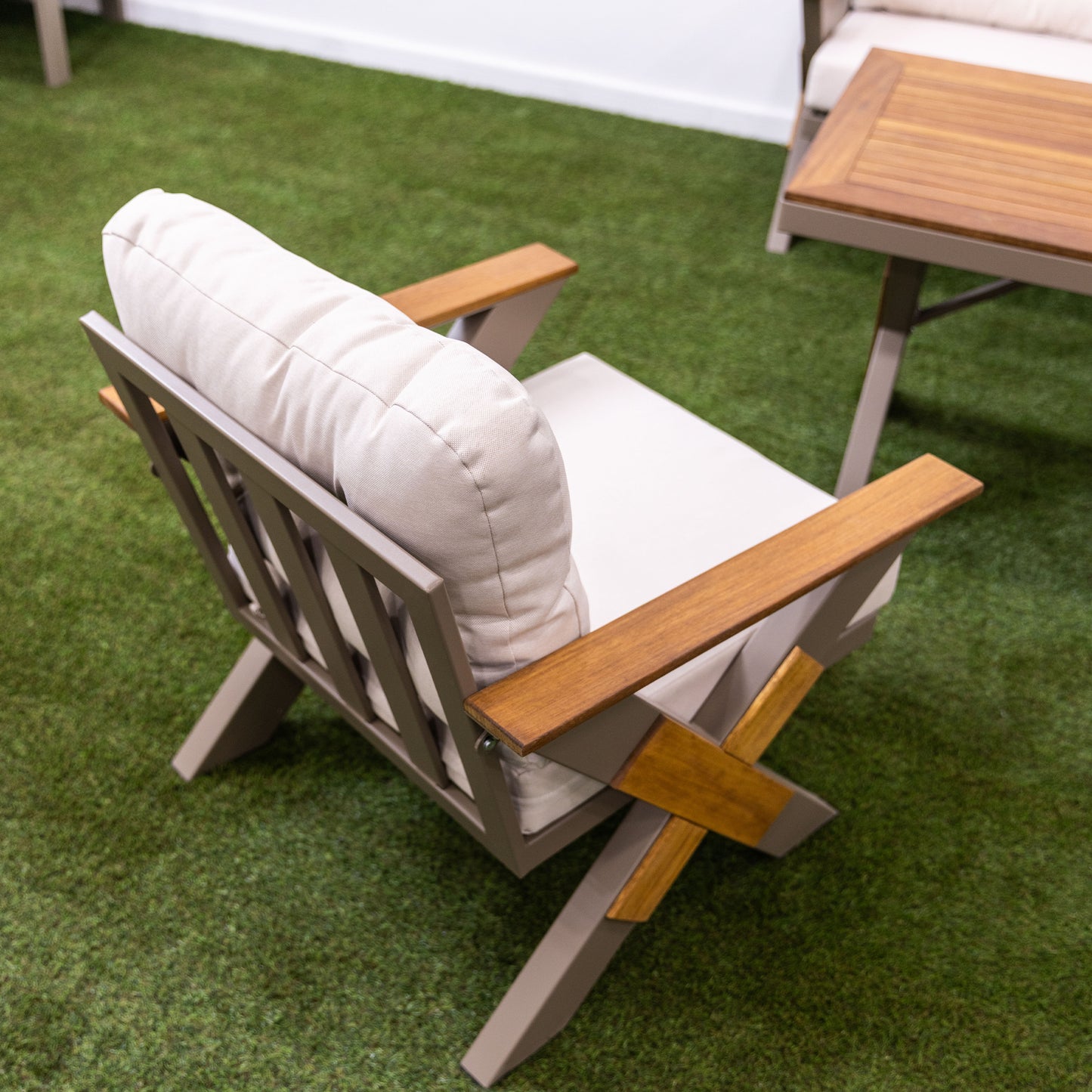 Lotus Lounge Set (5 Seaters) - Cream