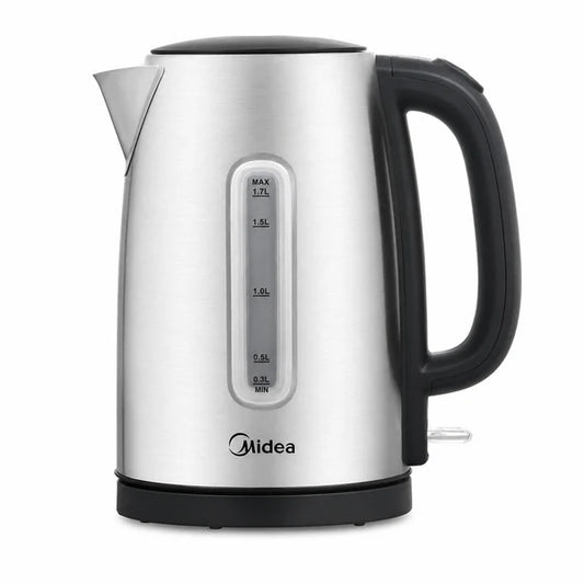 Midea 1.7L Kettle Stainless Steel with Big Water Window - (MK-17S40A2)