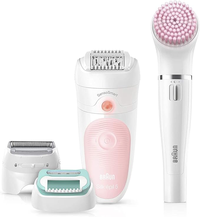 Braun Women’s Hair Removal Machine Two Heads - LEGEPIL SES5-875BS FLMG BOX MEA