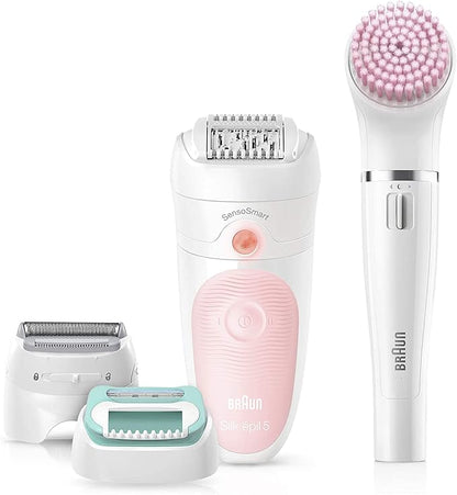 Braun Women’s Hair Removal Machine Two Heads - LEGEPIL SES5-875BS FLMG BOX MEA