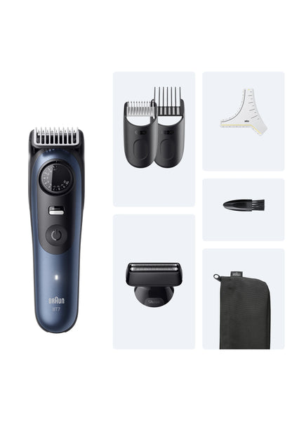 BRAUN BARTTRIMMER - BT7520 - BLACK/BLUE - Trimmer - black deep blue
