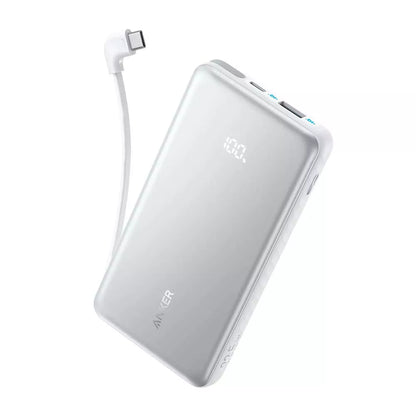 Anker Zolo Power Bank 10000mAh 22.5W Charging Built-in White A110DH21